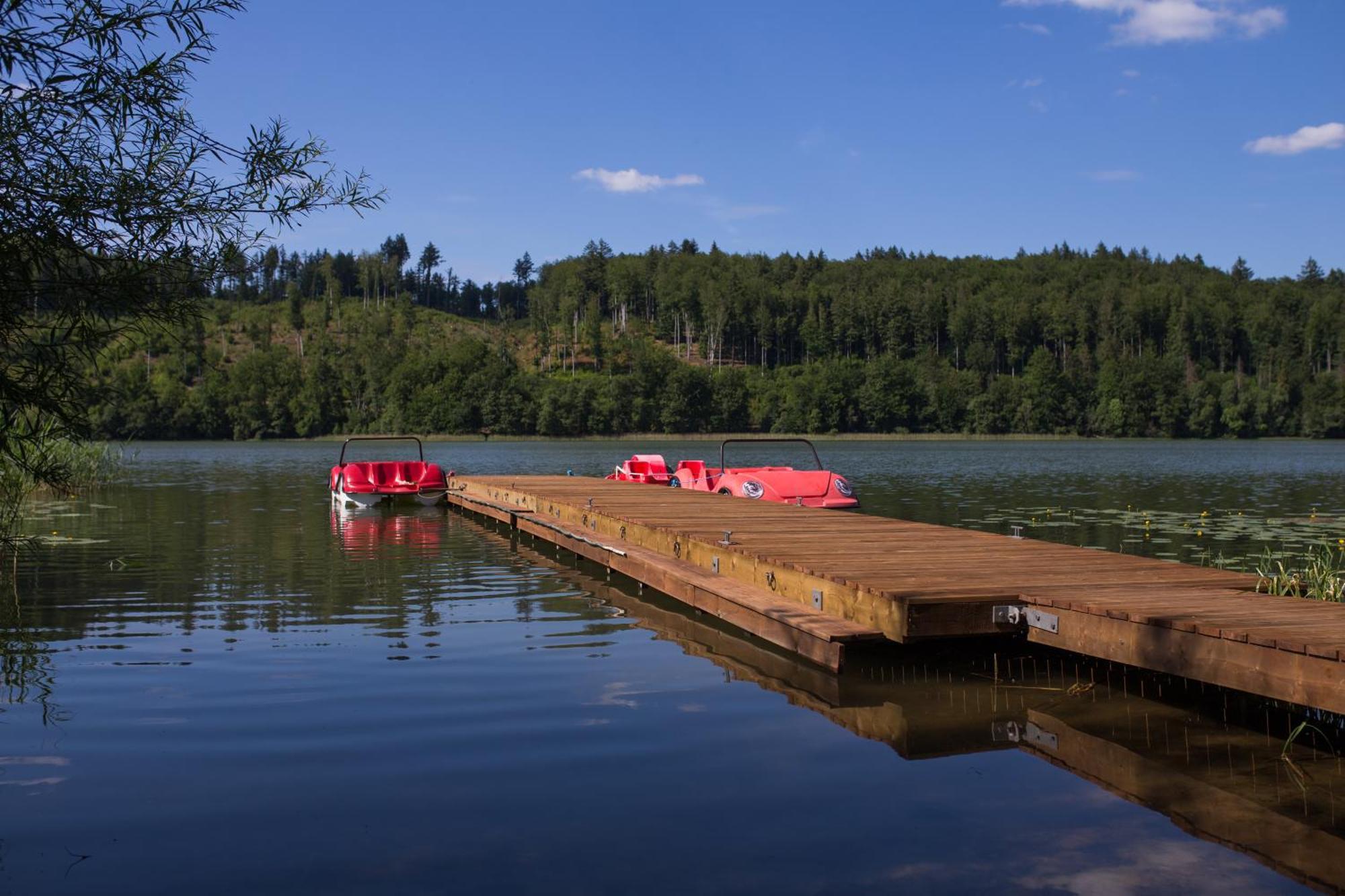 Malinowe Wzgorze Domki 90 M2 Z Sauna I Balia Krzeszna Exterior photo