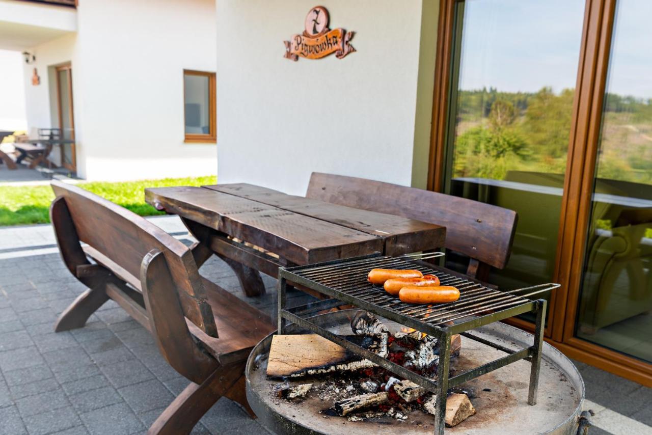 Malinowe Wzgorze Domki 90 M2 Z Sauna I Balia Krzeszna Exterior photo